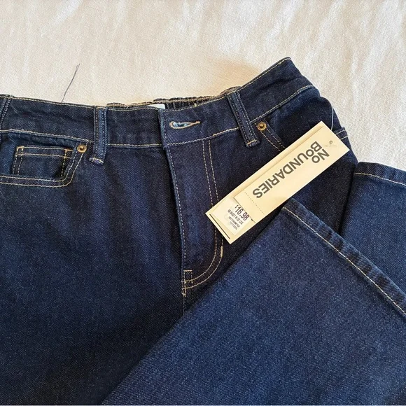 NWT - No Boundaries Dark Blue Flare Jeans - Picture 3 of 8